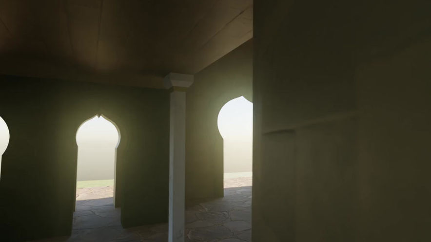 Arab Temple Animation Asset Creation